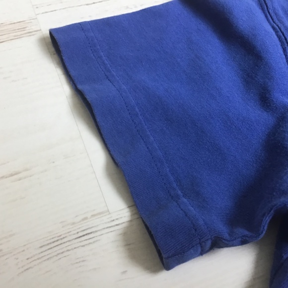 Navy Butterfly Cropped Tee - Picture 6 of 12